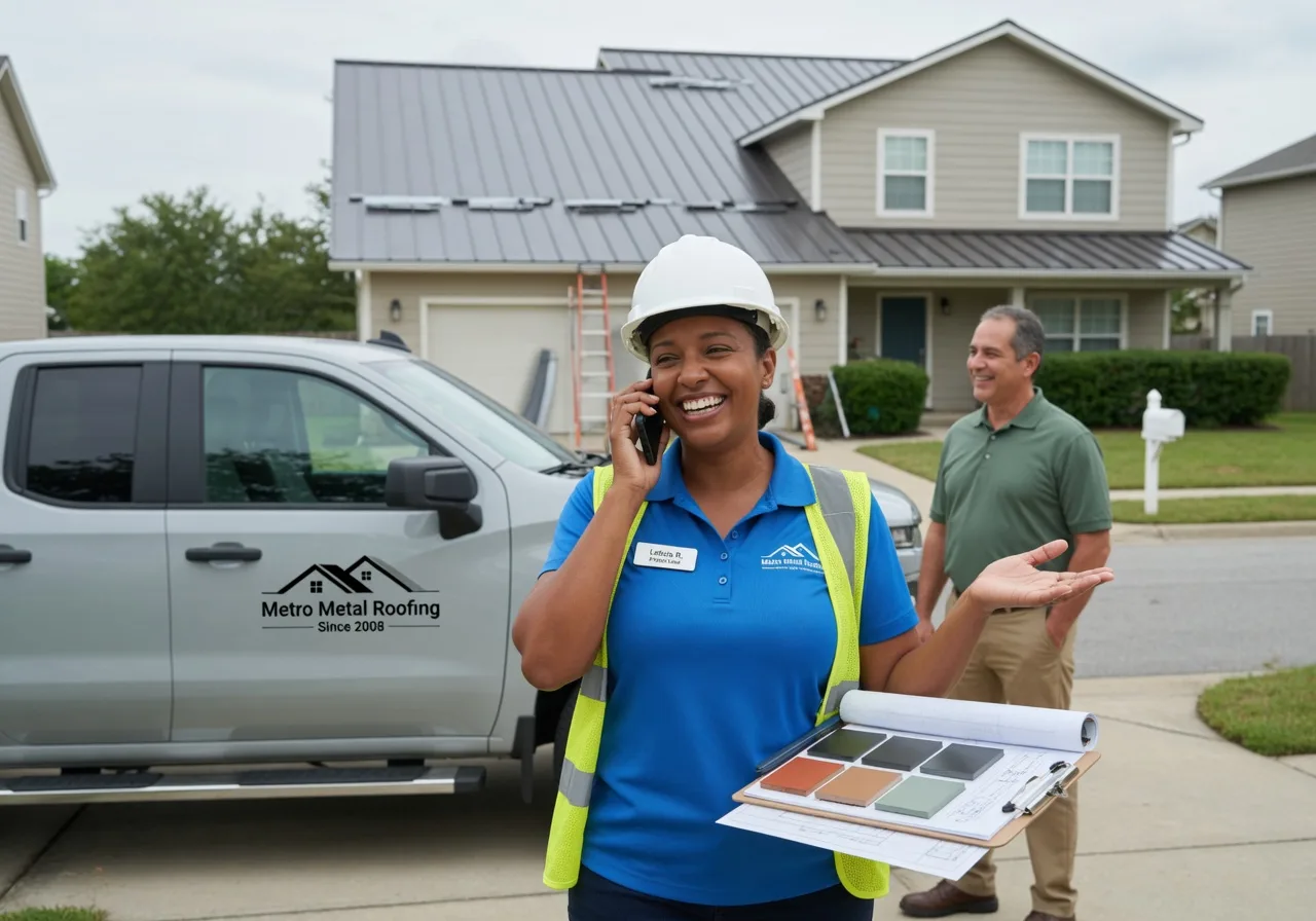 Storm Damage Metal Roof Repair in New Salem, PA